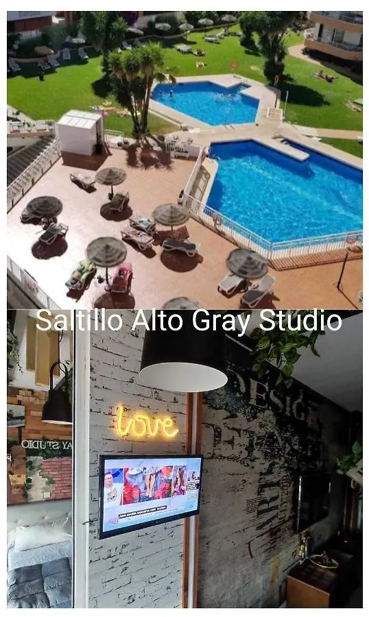 Saltillo Alto Gray Studio. Vistas al mar y piscina Torremolinos 0*,